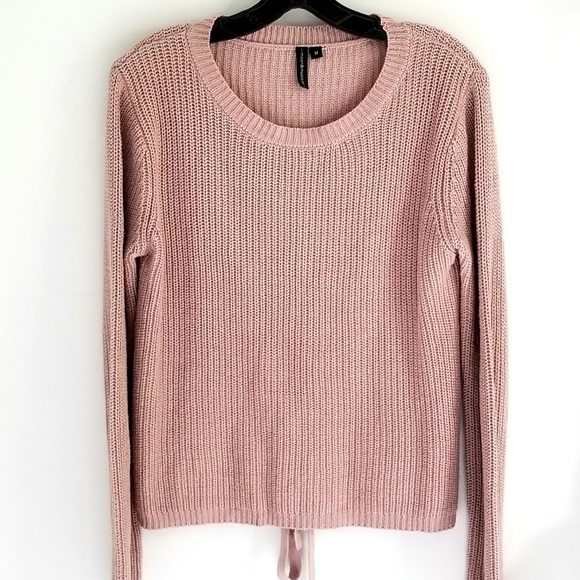 Moon & Madison tan ribbed chunky sweater medium - Picture 1 of 5